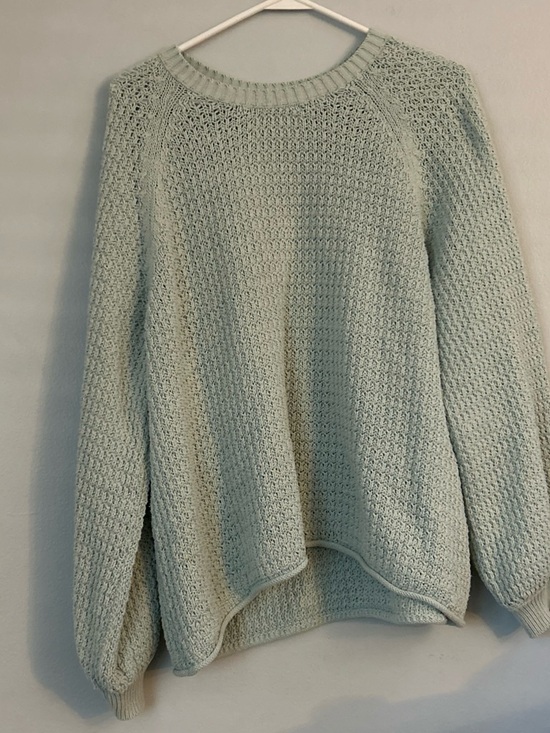 Sonoma Tops - Sonoma Light Sage Knit Crewneck Sweater